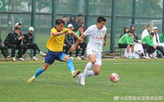 林良铭进球，北京国安1-0战胜南通支云